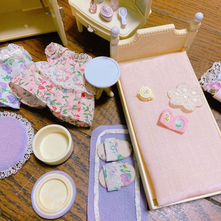 シルバニアファミリー ラベンダーベッドルームセット 紫色家具 - メルカリ