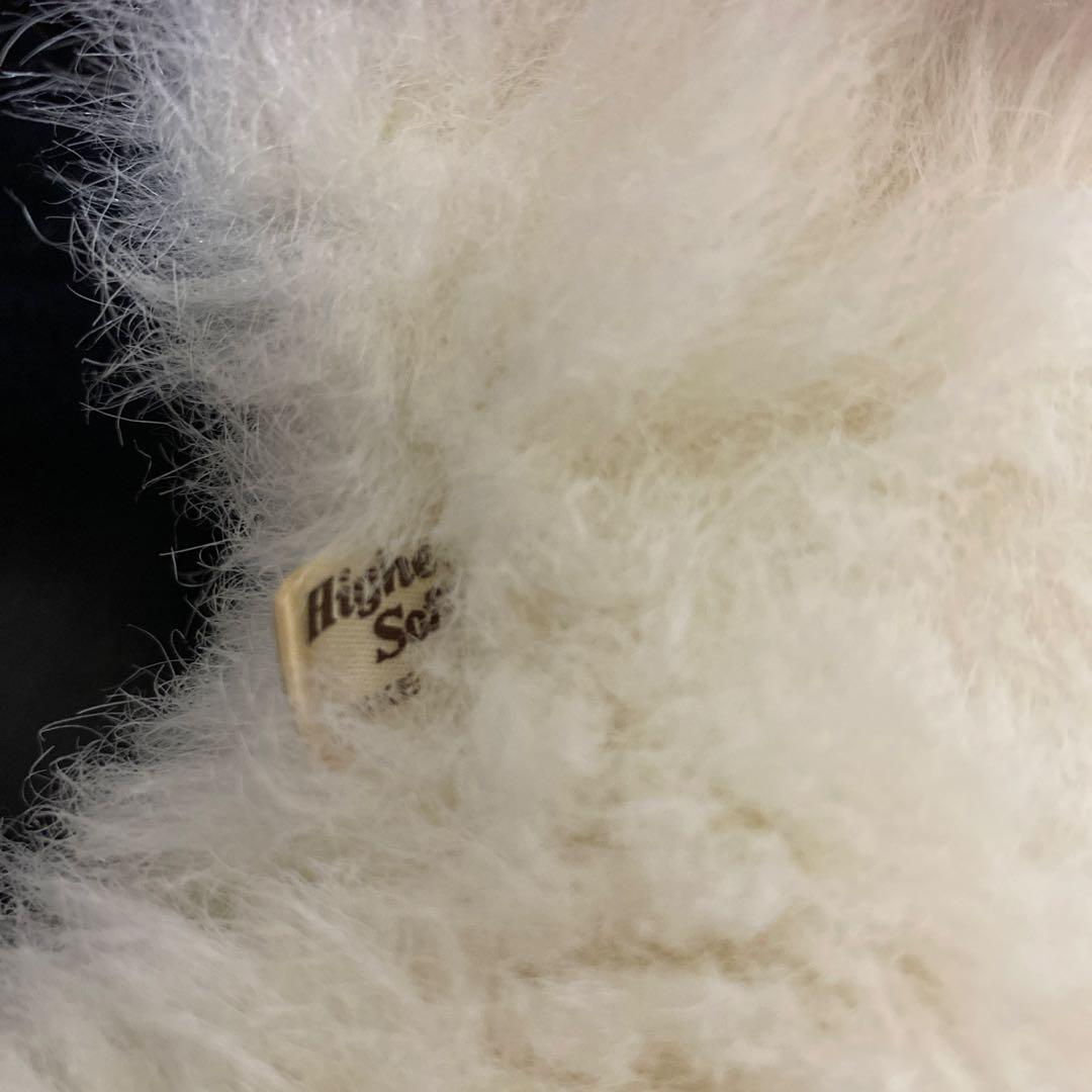 激レアサイズ！オオイケ 白いペルシャネコ ぬいぐるみ 希少 昭和レトロ