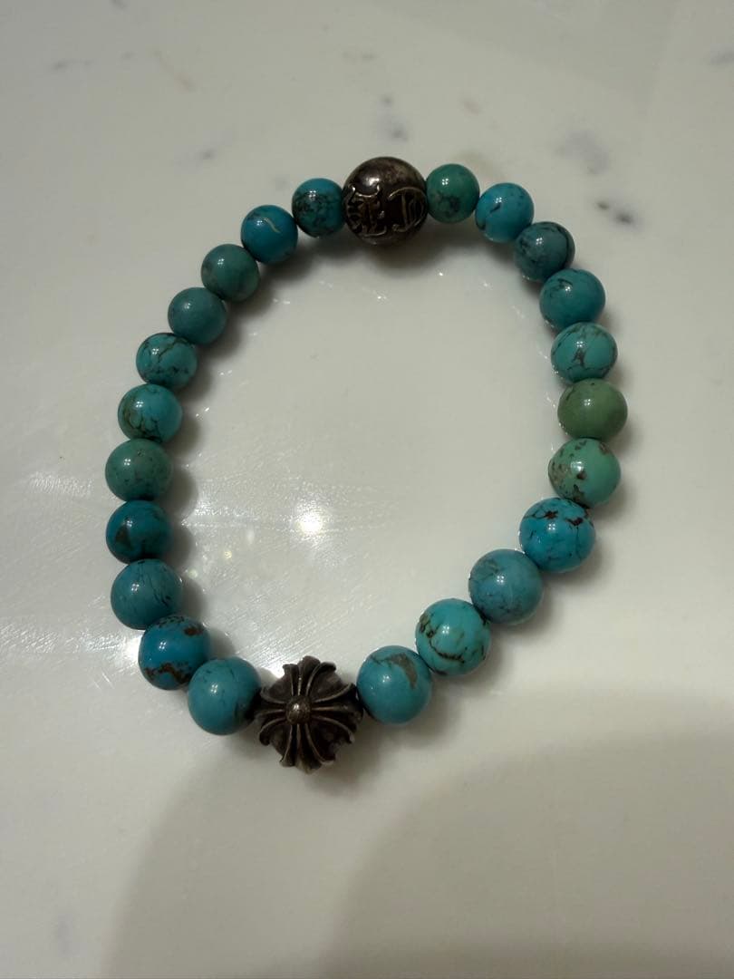 クロムハーツ　ターコイズブレスレット