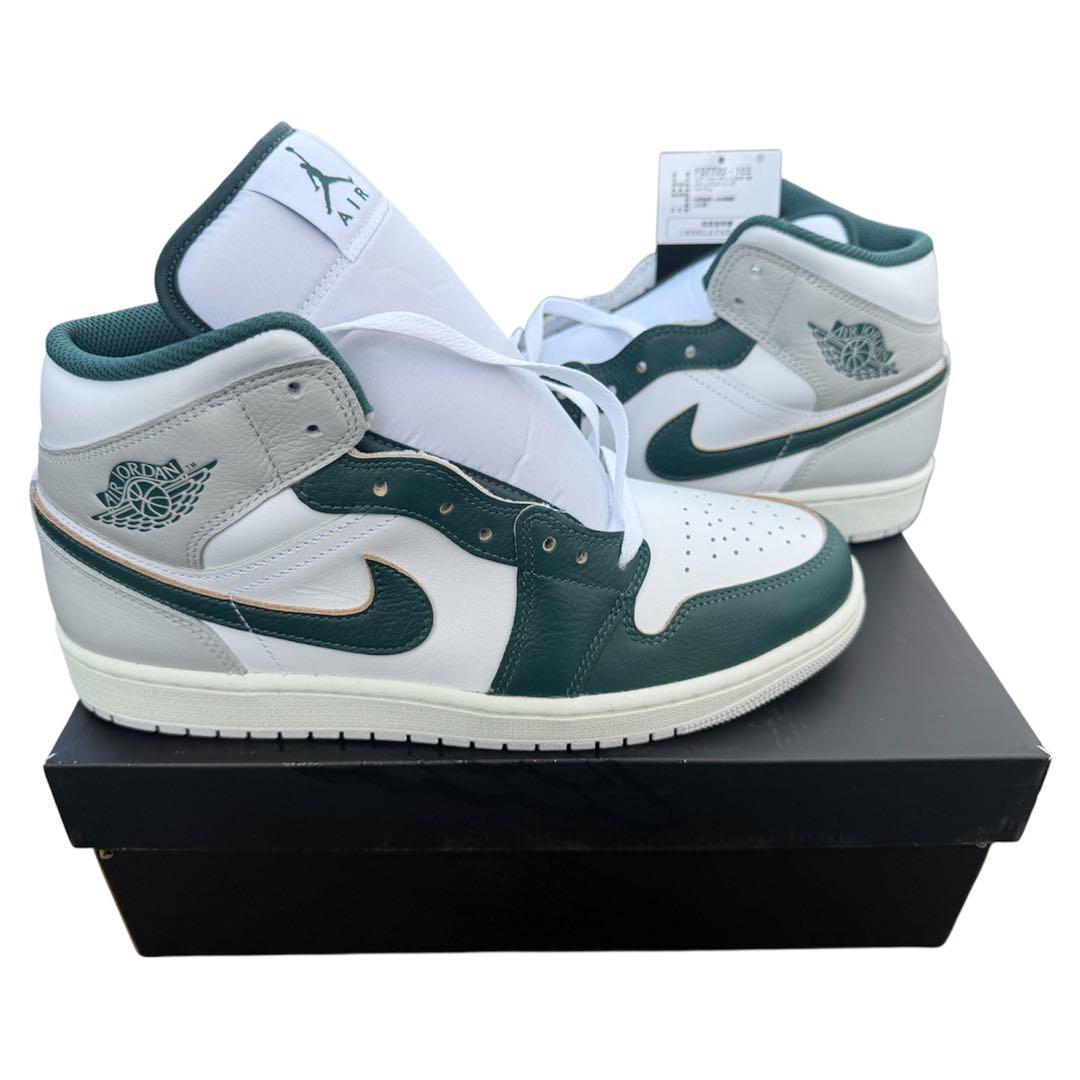 NIKE エアジョーダン1 ミッド SE オキシダイズドグリーン　28.0cm