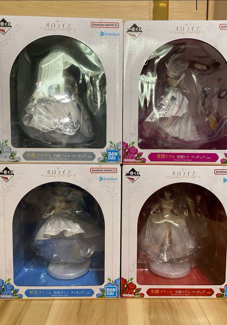 一番くじ　ホロライブ　Wedding Dress Style コンプリート　4点