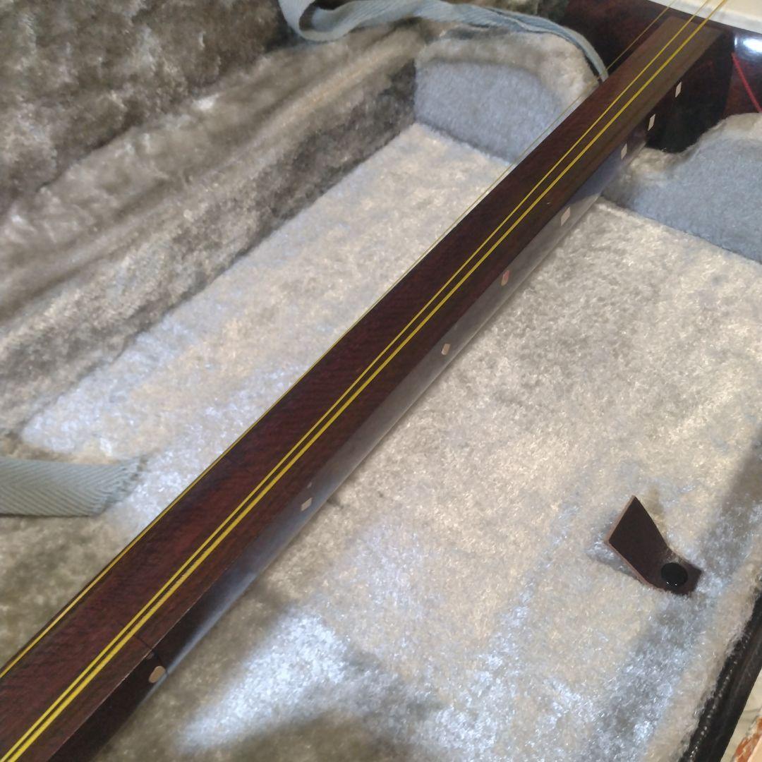 希少ブランド ✨ 美鈴屋 三味線 太棹 紫檀 丸打胴 ハードケース付き