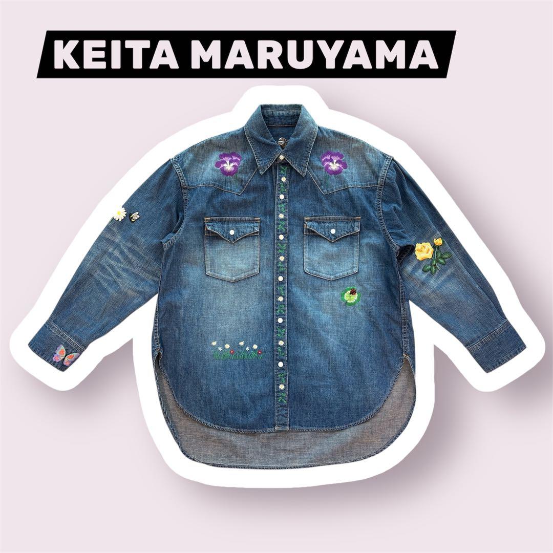 KEITA MARUYAMA ケイタマルヤマ 刺繍ウエスタンデニムシャツ
