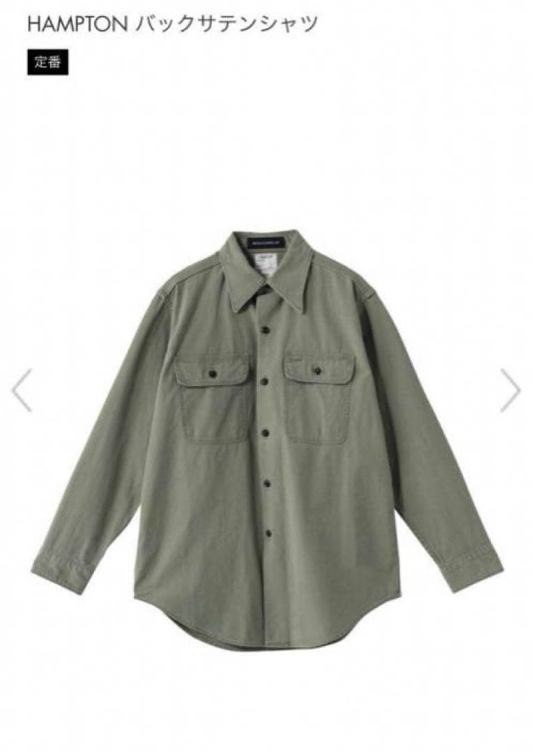 マディソンブルー カーキ ハンプトン バックサテンシャツ - メルカリ