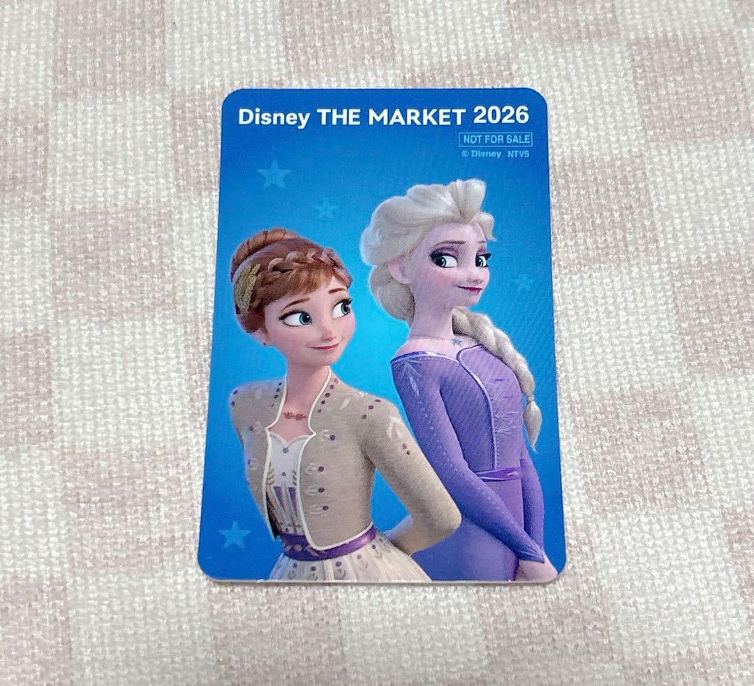 ディズニーザマーケット ノベルティ カード アナ雪 アナと雪の女王