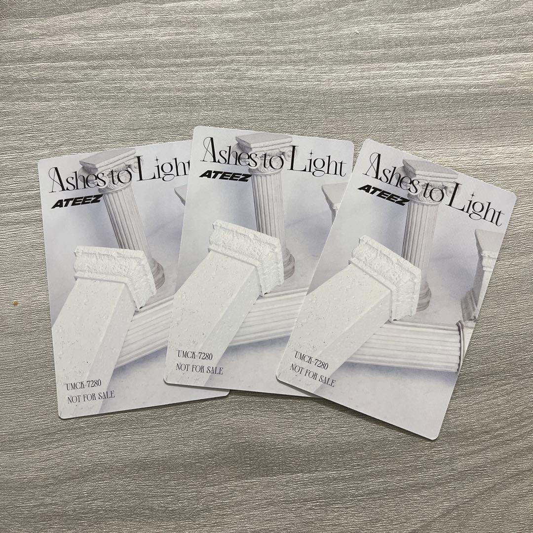 ATEEZ Ashes to Light ウヨン トレカ セット - メルカリ