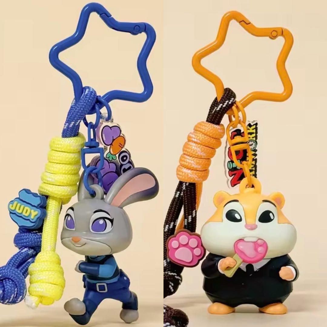 大人気セット❣️ズートピア2 ジュディ＆レミング キーホルダー ストラップ