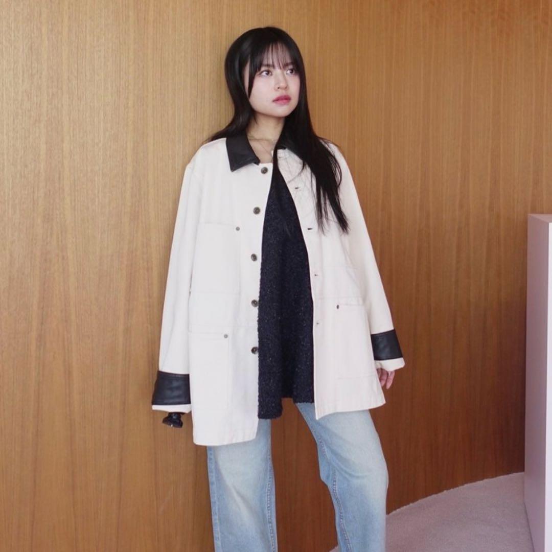 searoomlynn ECO Leather collarカバーオール - メルカリ