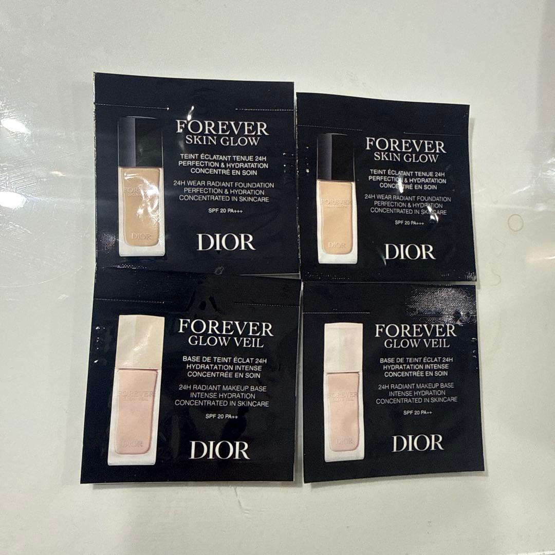 Dior Forever Skin Glow & Glow Veil サンプル - メルカリ