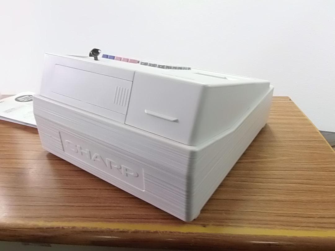 22年製美品220設定無料横型領収証シャープインボイスレジスターXE-A147