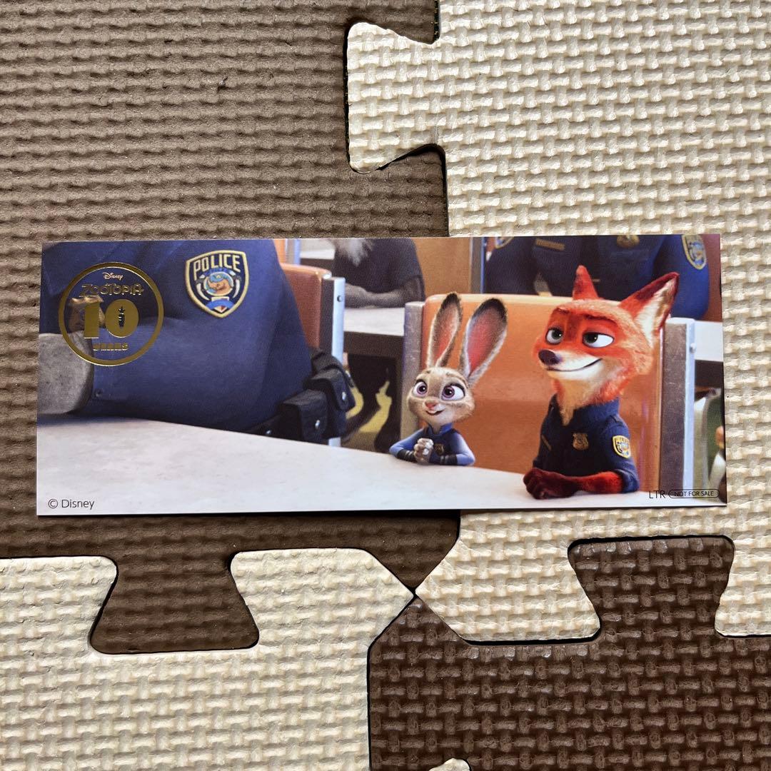 ディズニーズートピア2 オーマイカフェ ニック＆ジュディ 特典カード