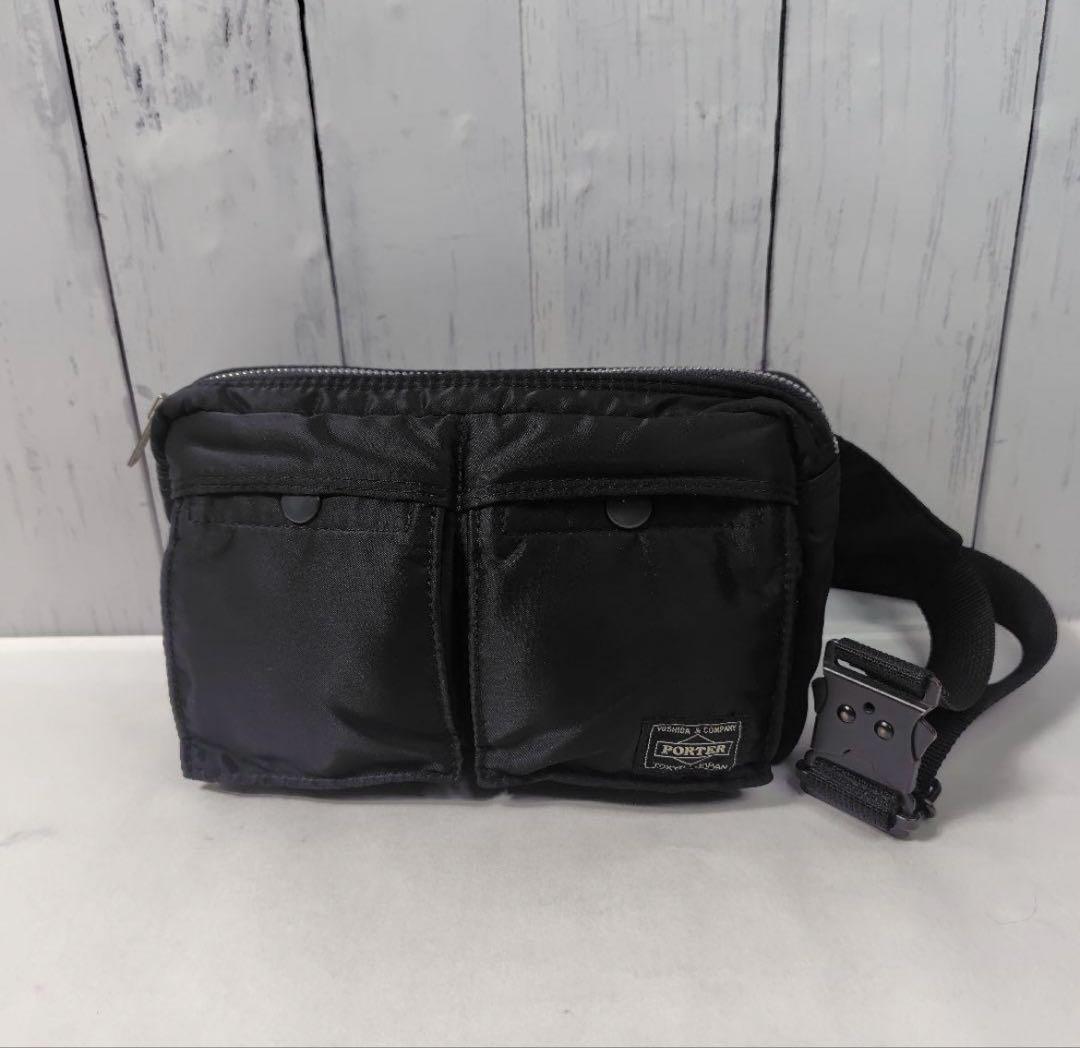 POTER タンカー　コブラバックル　美品　ブラック　ポーター レア 廃盤品 PORTER コブラバックル ポーター タンカー ボディバッグ