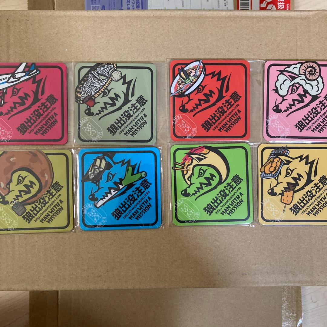 man with a mission/マンウィズ/ご当地マグネット8種 未使用品