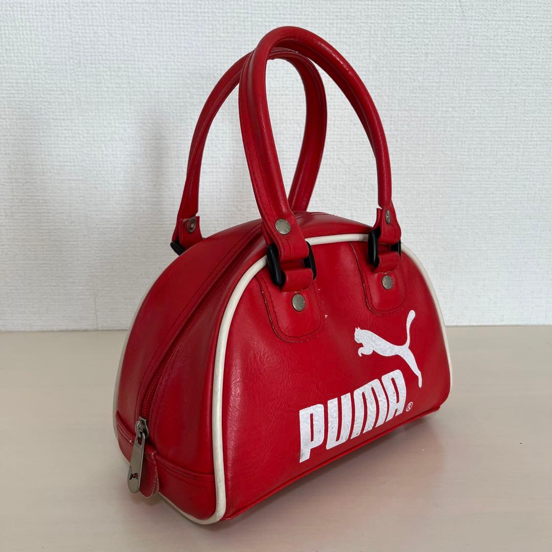 PUMA プーマ ミニボストン ミニバッグ ボストンバッグ レトロ - メルカリ