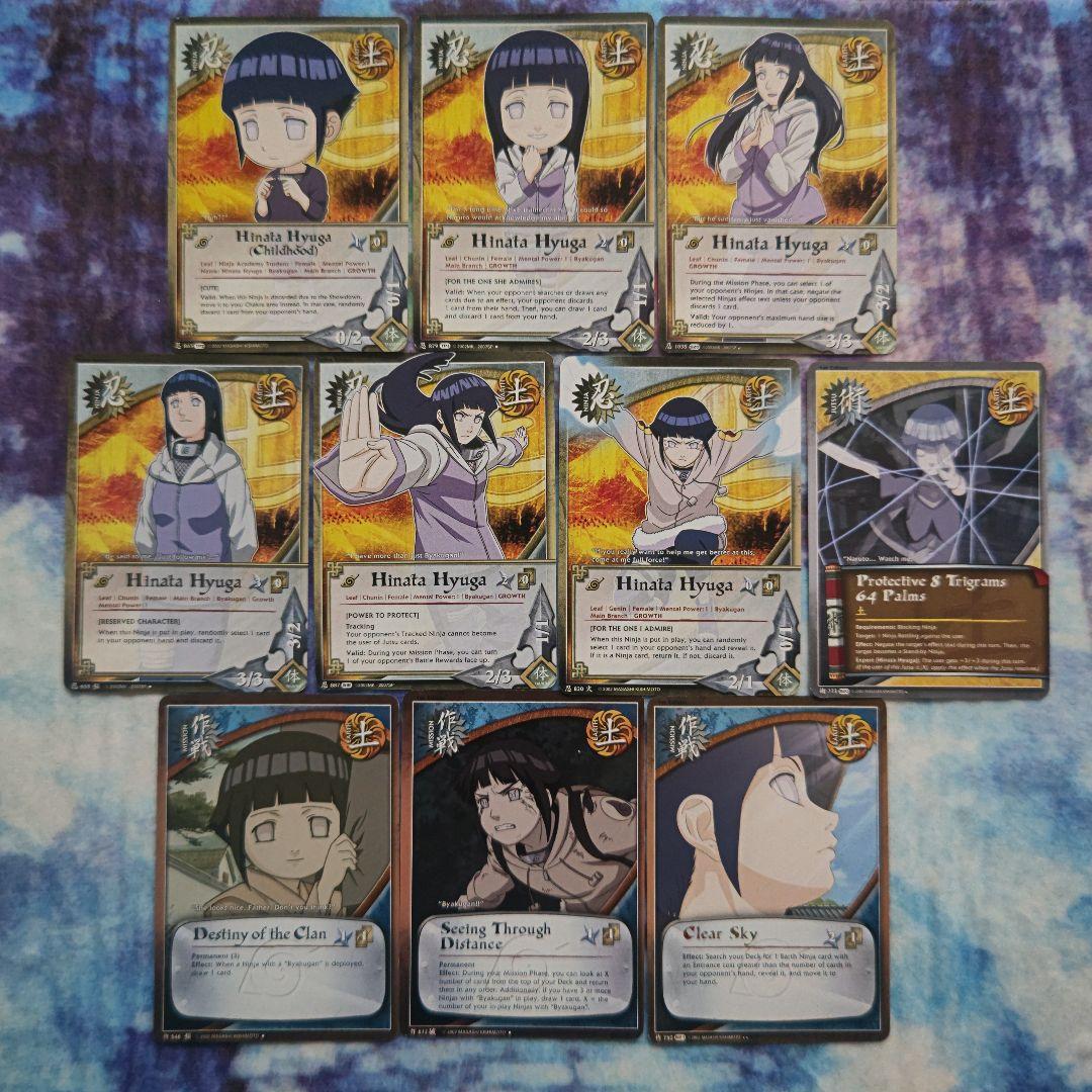 NARUTO ナルトカードゲーム CCG 日向ヒナタ セット