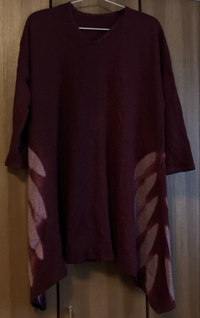 JURGEN LEHL ヨーガンレール ニット 毛100% えんじ色 赤