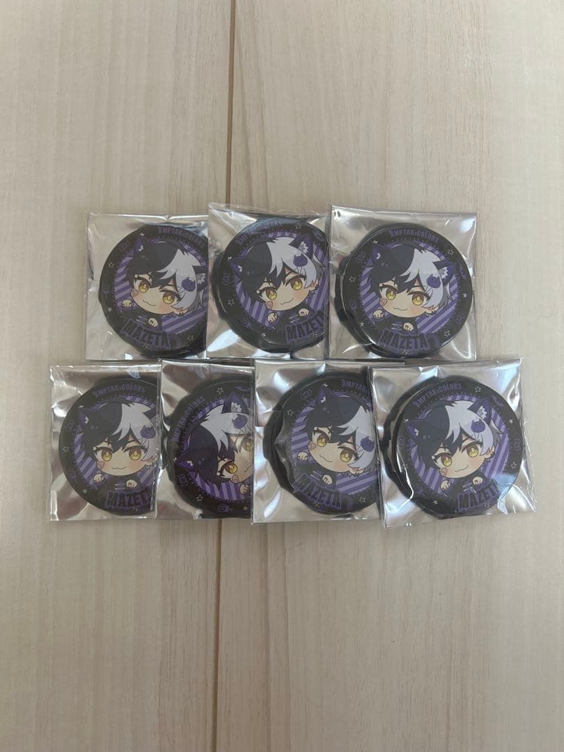 AMPTAK×COLORS アンプタック まぜ太 缶バッジ 7個セット - メルカリ