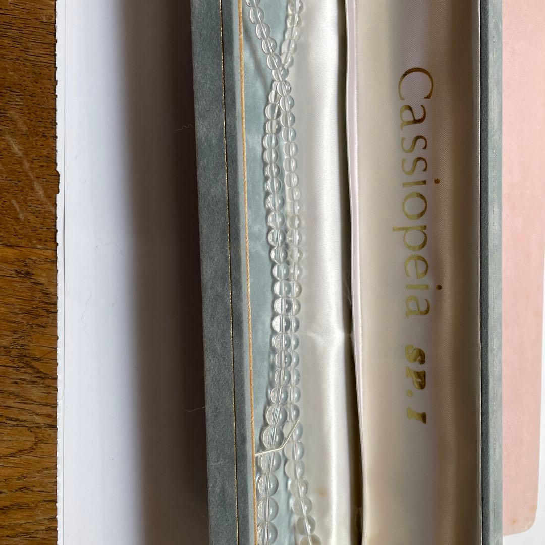 Cassiopeia クリスタル ネックレス