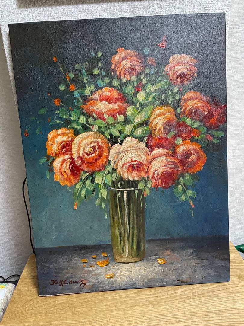 鴨居玲　花　バラ　薔薇　鑑定書なし 薔薇の花 セット (線無し)のイラスト素材 [88751656] - PIXTA