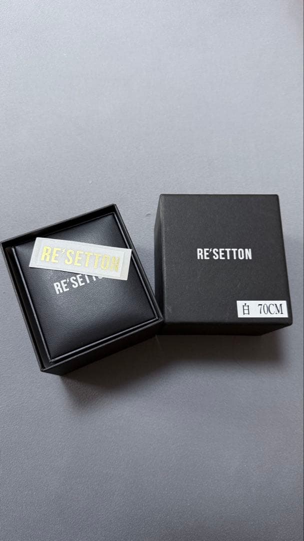 Re'settonリセットンサマコバ磁石　磁気アクセサリー 70cm ホワイト