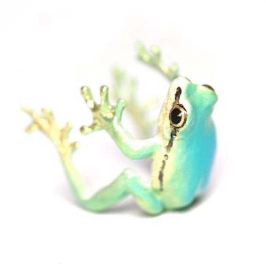 Nina ニナ 青いアマガエルのイヤーカフ イヤカフ アクセサリー カエル