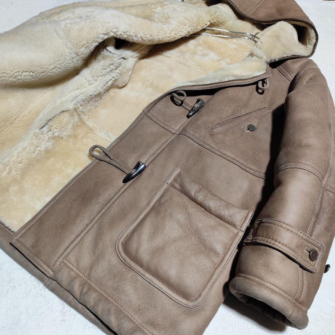 希少【 ラダアニモ 】✦ 本革 羊革 ムートン ダッフル コート Ｌ