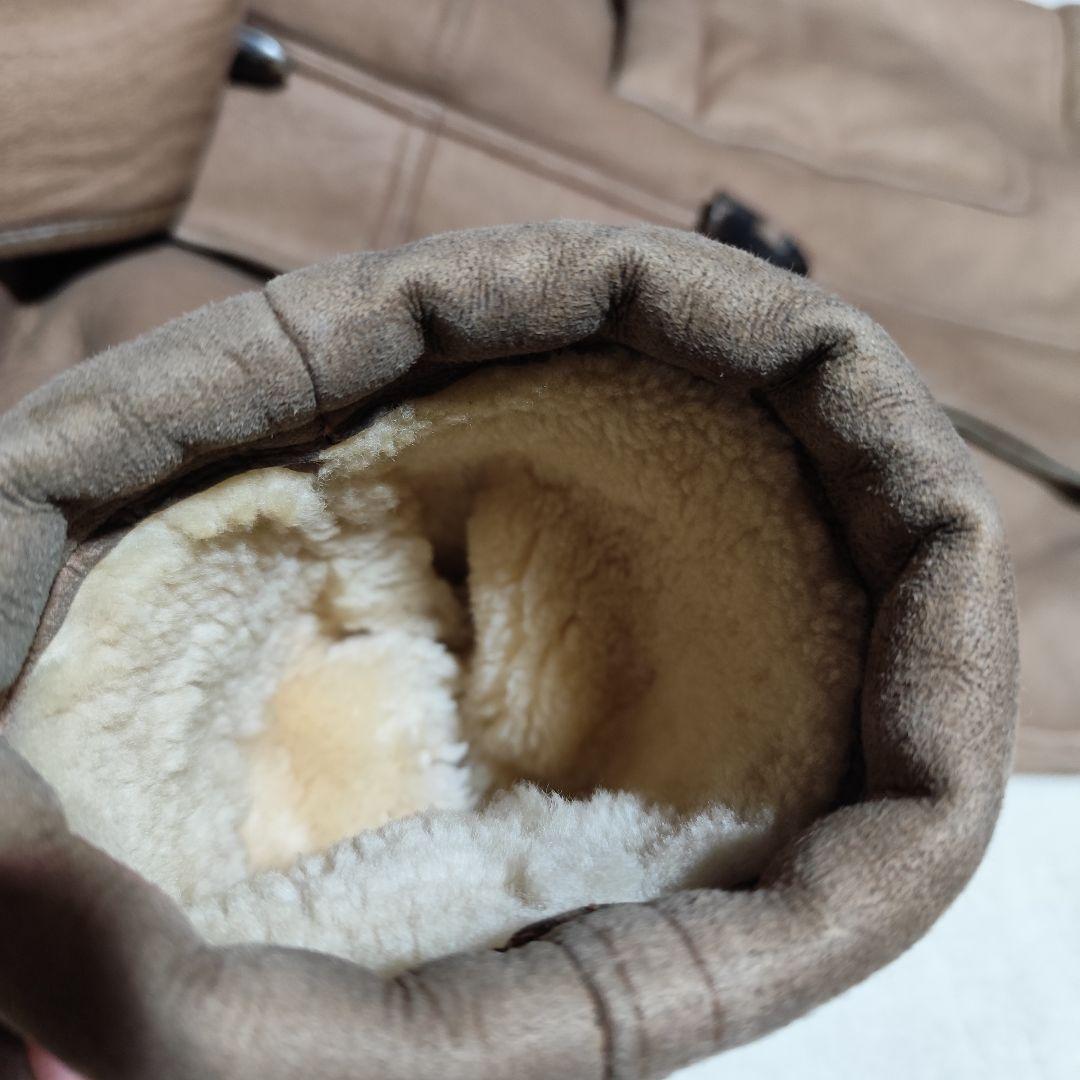 希少【 ラダアニモ 】✦ 本革 羊革 ムートン ダッフル コート L