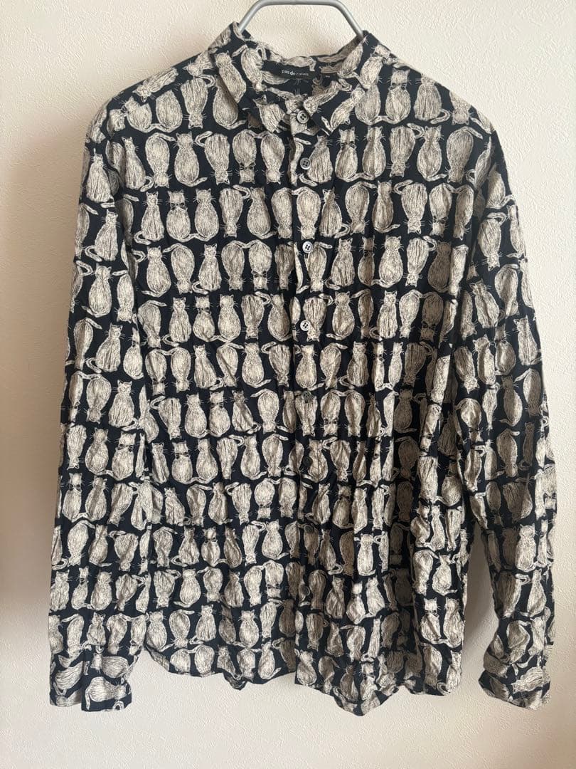 パドカレ猫柄 長袖シャツ - メルカリ