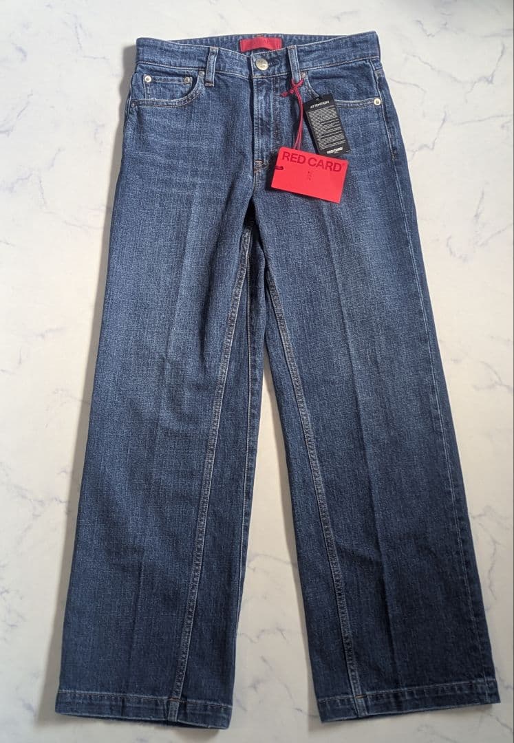 タグつき RED CARD TOKYO 23区 デニム ワイド パンツ