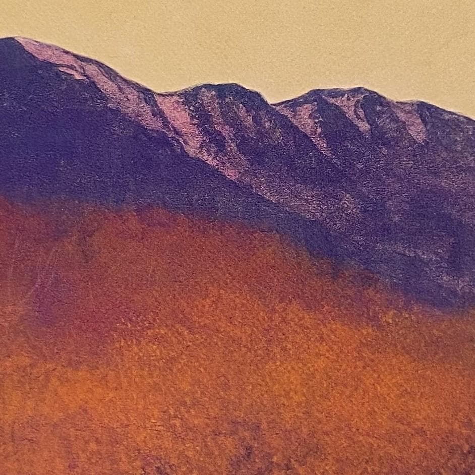 高橋秀年、【暮秋】、希少な額装用画集より、新品額装付、状態良好