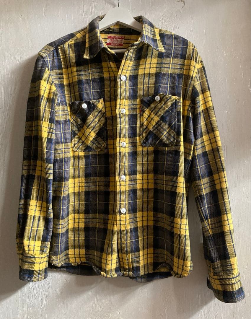 Levi's ネルシャツ リーバイス ヘビーネルシャツ 木村拓哉　L アメカジ