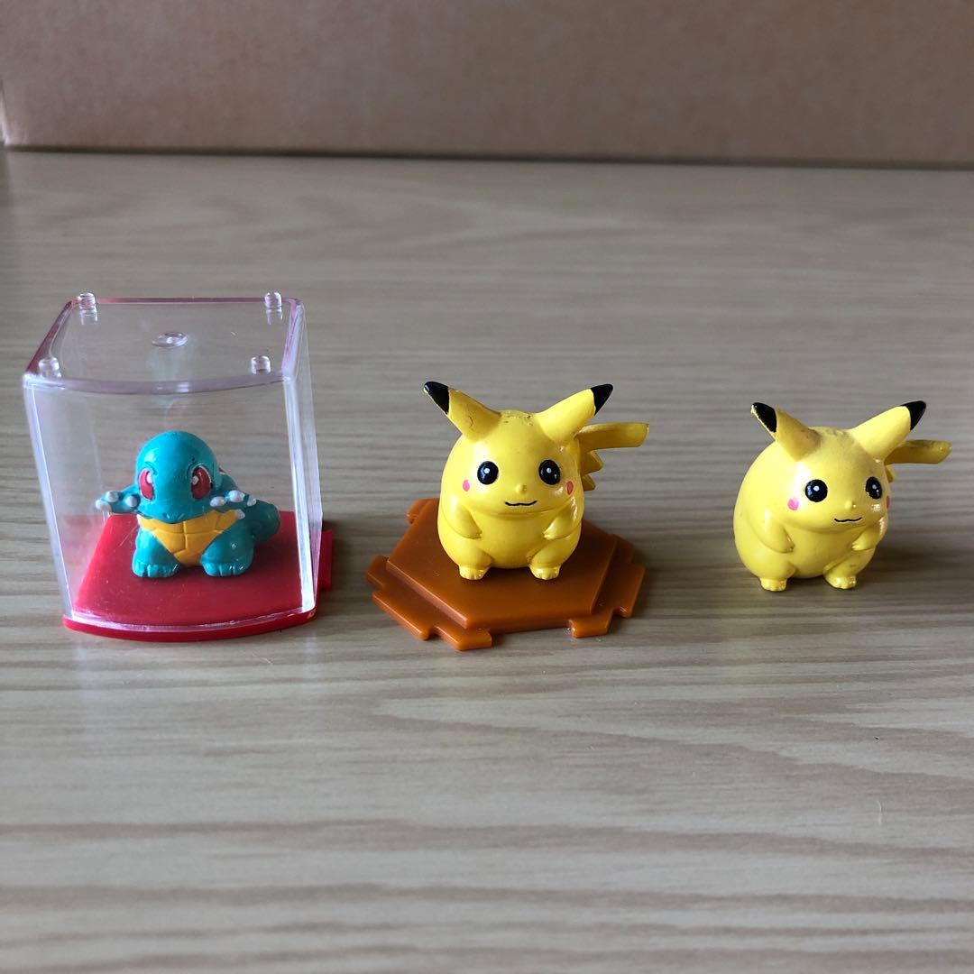 平成 ポケモン ポケットモンスター フィギュア ゼニガメ ピカチュウ