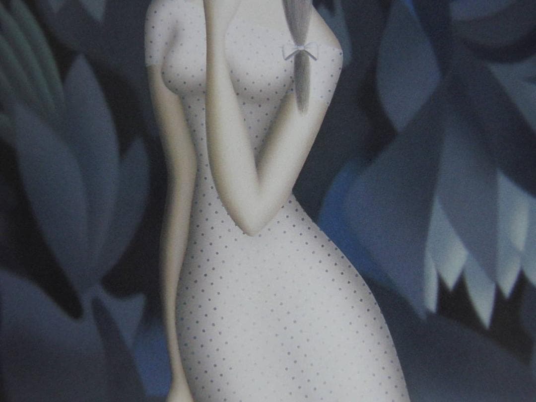 東郷青児、【若い日の思い出】、希少な額装用画集より、状態良好、新品