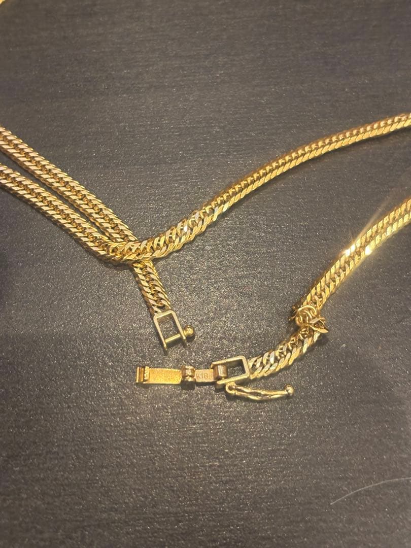 K18 喜平ネックレス　12面トリプル　12.5g 50センチ