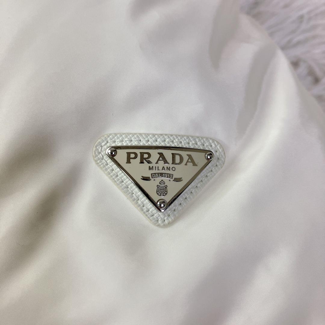 最近モデル】PRADAプラダ2022年モデル ムートンファーダウンコート 44