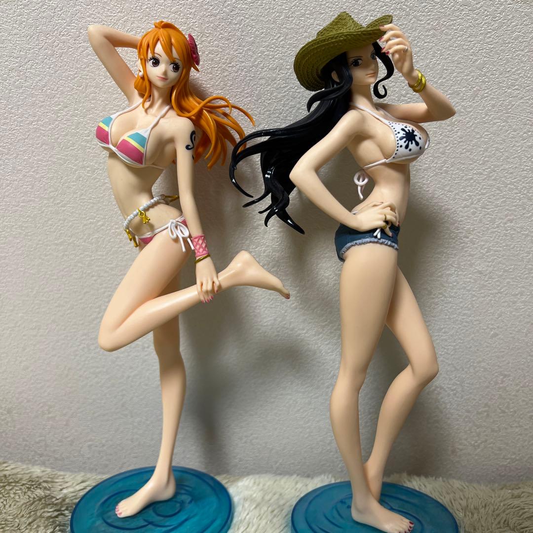 ワンピース ナミ ロビン 水着 ワンピース フィギュア - メルカリ