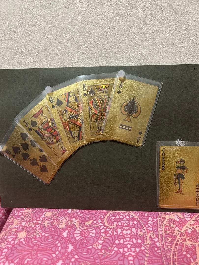 Supreme ゴールドトランプセット Supreme - Gold Deck of Cards - ParkSIDER