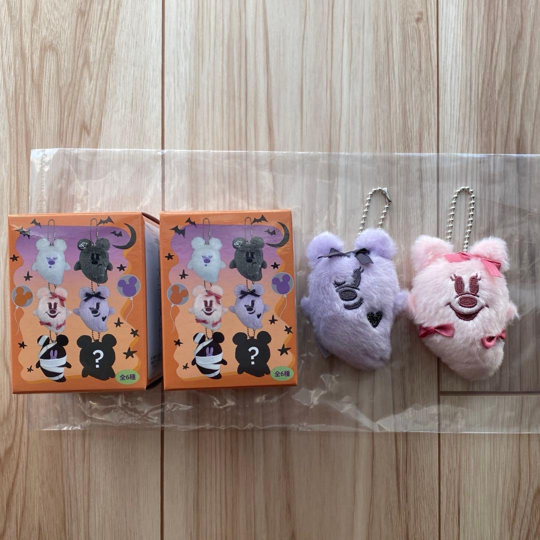 ディズニーハロウィン2025 ランダム ぬいぐるみチャーム リボンおばけ