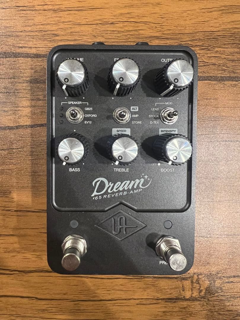 Uafx dream 65 amp +純正パワーサプライ UNIVERSAL AUDIO UAFX Dream '65 Reverb Amplifier コンパクト