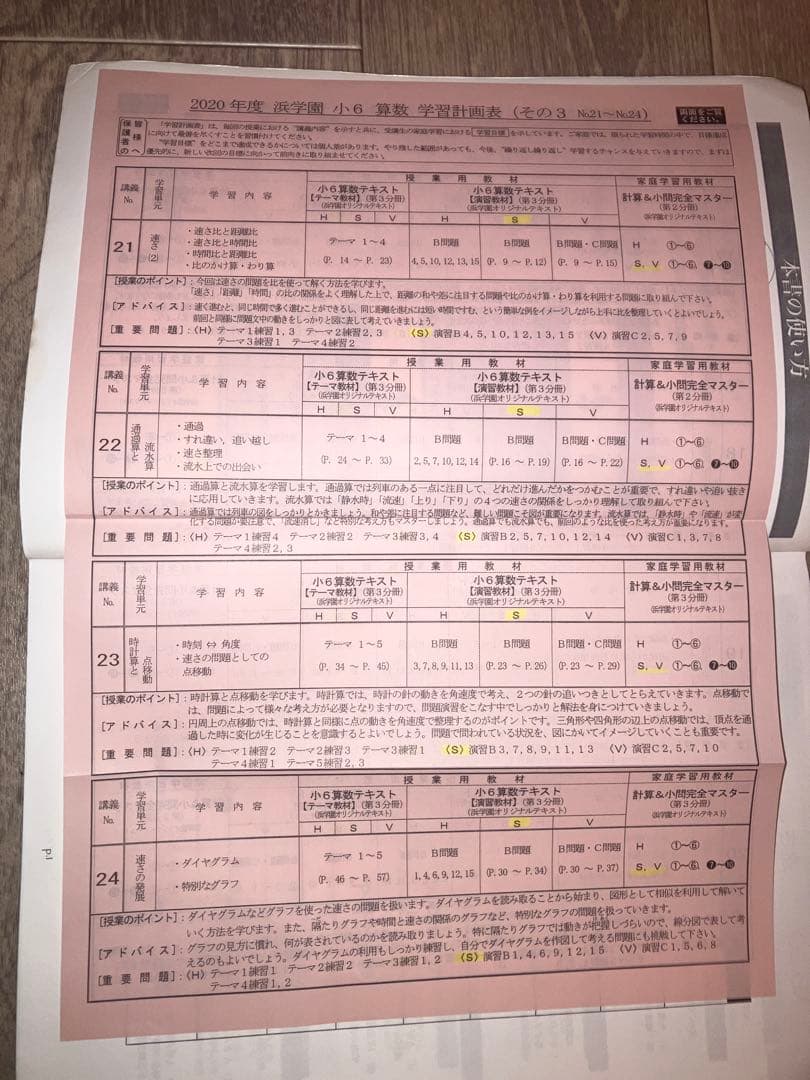 浜学園 小6 算数/社会 サイエンス理科 8冊セット 中学受験 演習