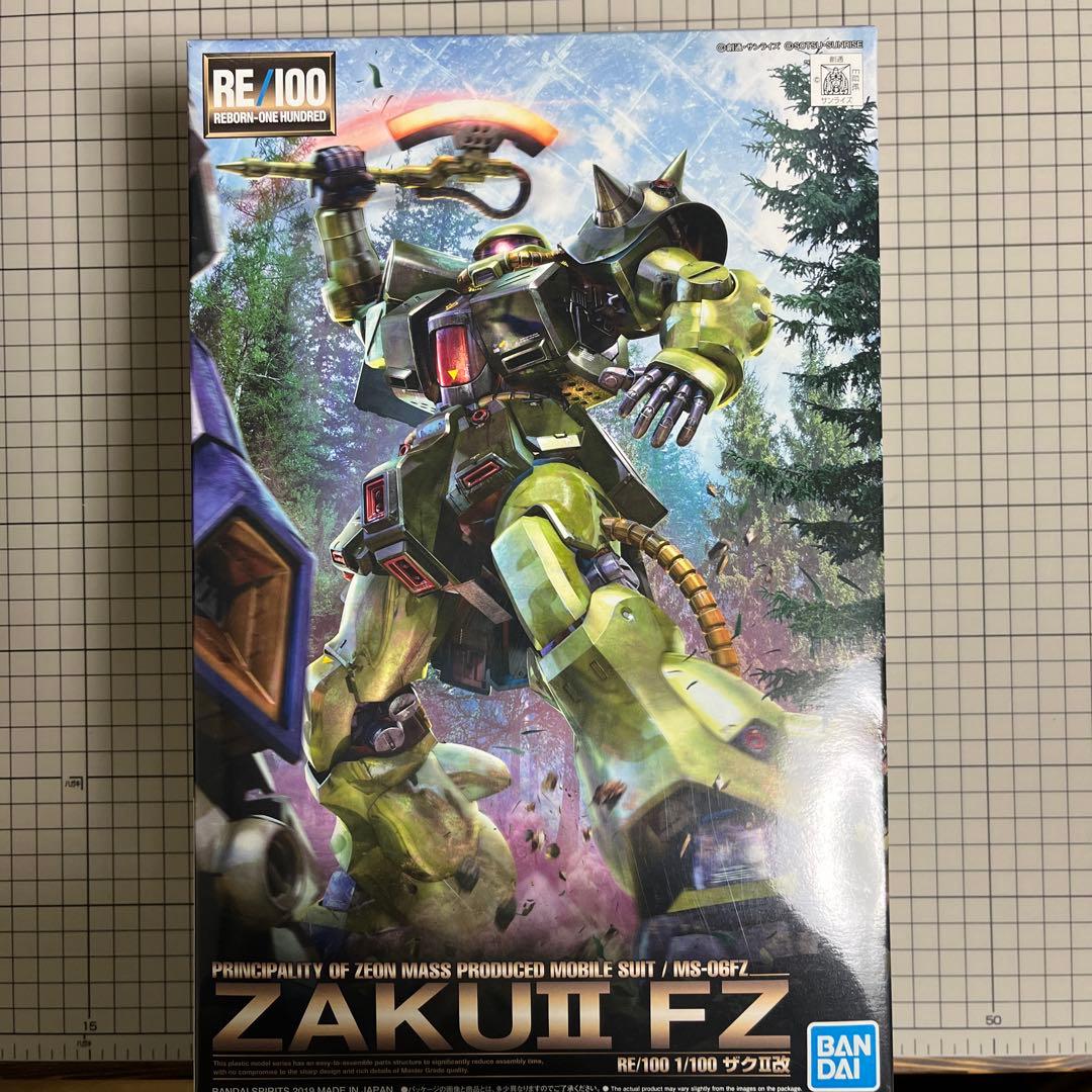 ガンプラ　RE ザクII改　ZAKUⅡ FZ ガンプラ RE ザクII改 ZAKUⅡ FZ - メルカリ