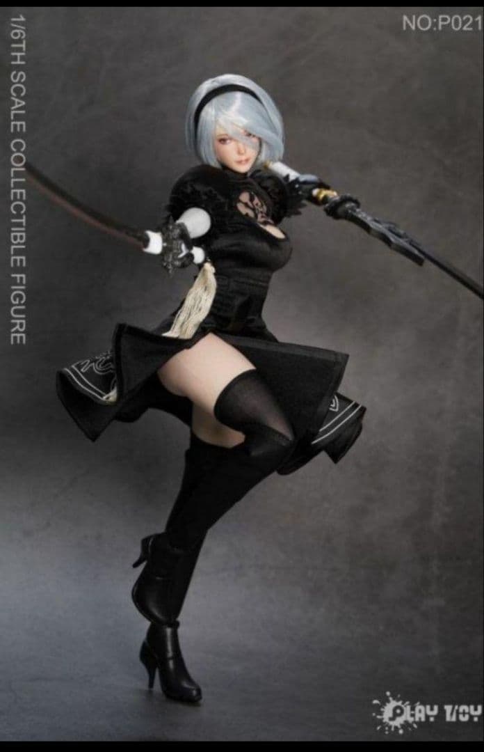 新品　1/6　２Ｂ　アクションフィギュア　ヨルハ二号B型　シームレス素体