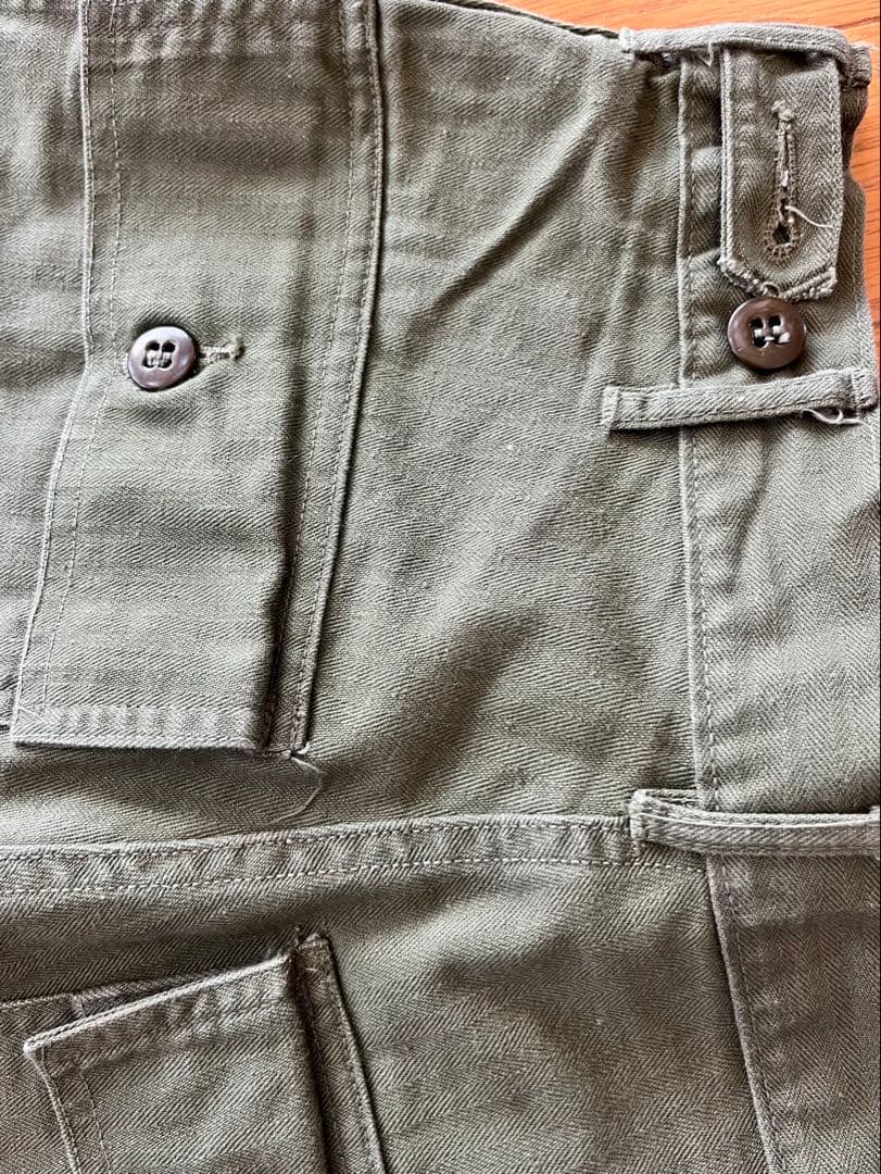 40's U.S.ARMY M44 ヘリンボーン ベーカーパンツ デッドストック
