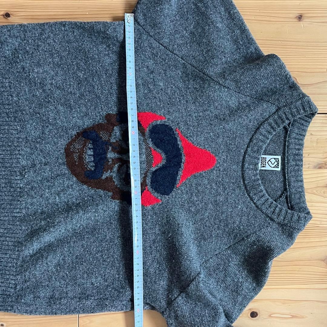 Bogen ボーゲン グレー セーター オジサン顔 - メルカリ