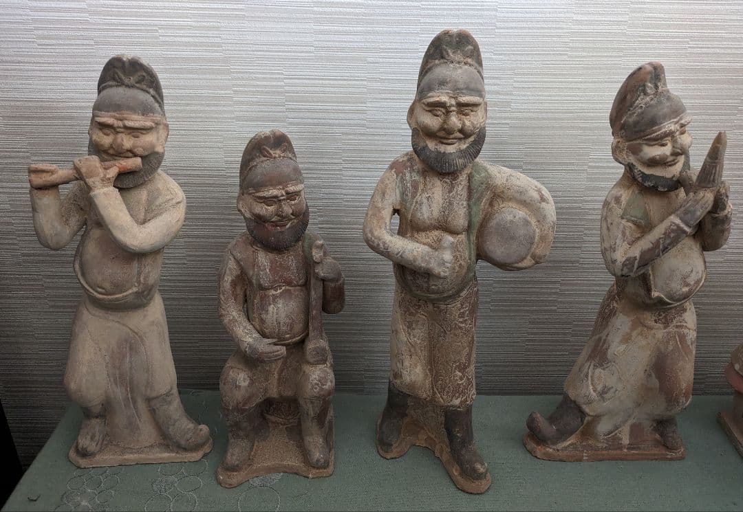 1/31までの出品　中国　俑　4体セット 俑 よう | 鶴田 純久の章 お話