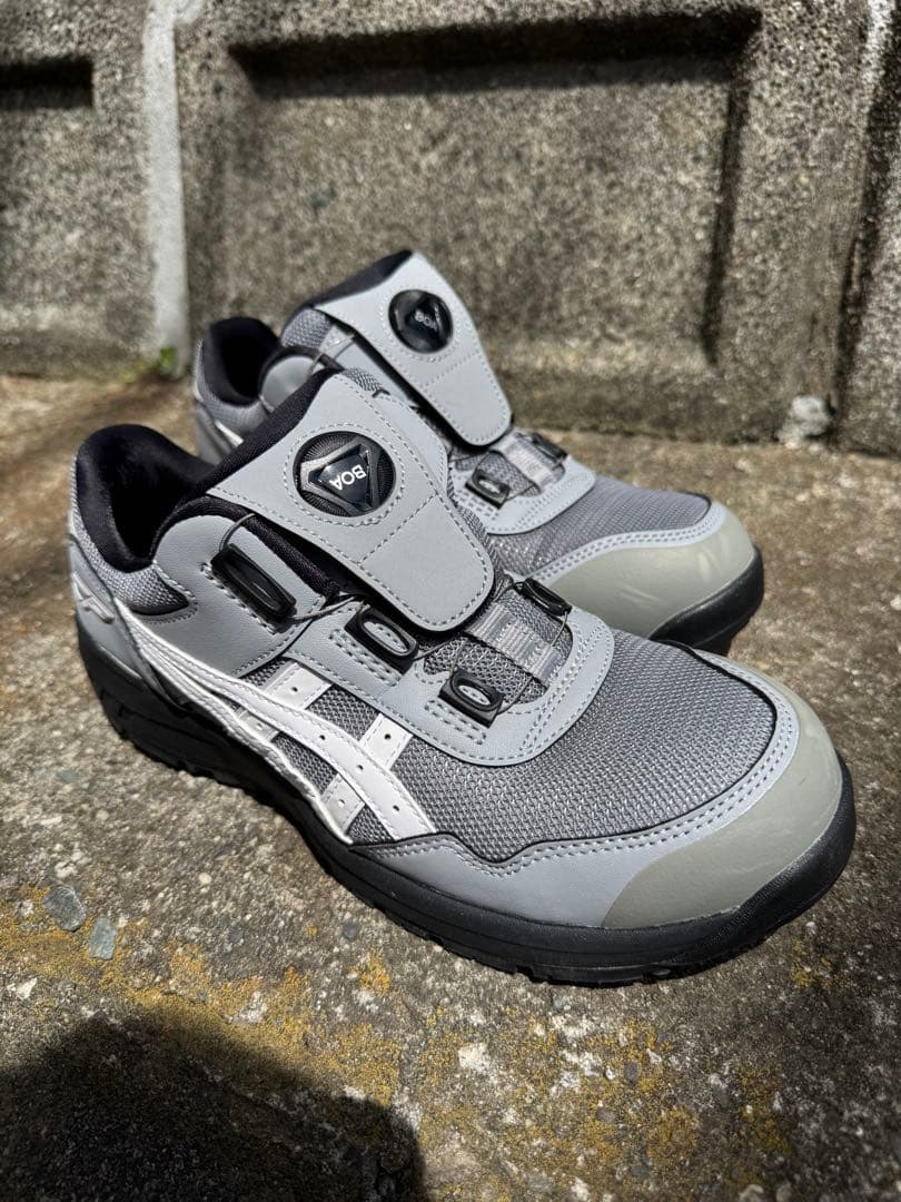 アシックス 安全靴 ウィンジョブ CP209 Boa ローカット グレー - メルカリ