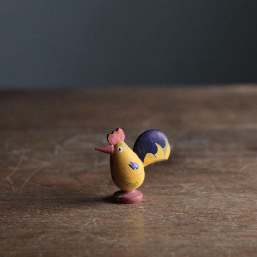 木彫 鶏 郷土玩具 郷土人形 民芸 古道具 アンティーク - メルカリ