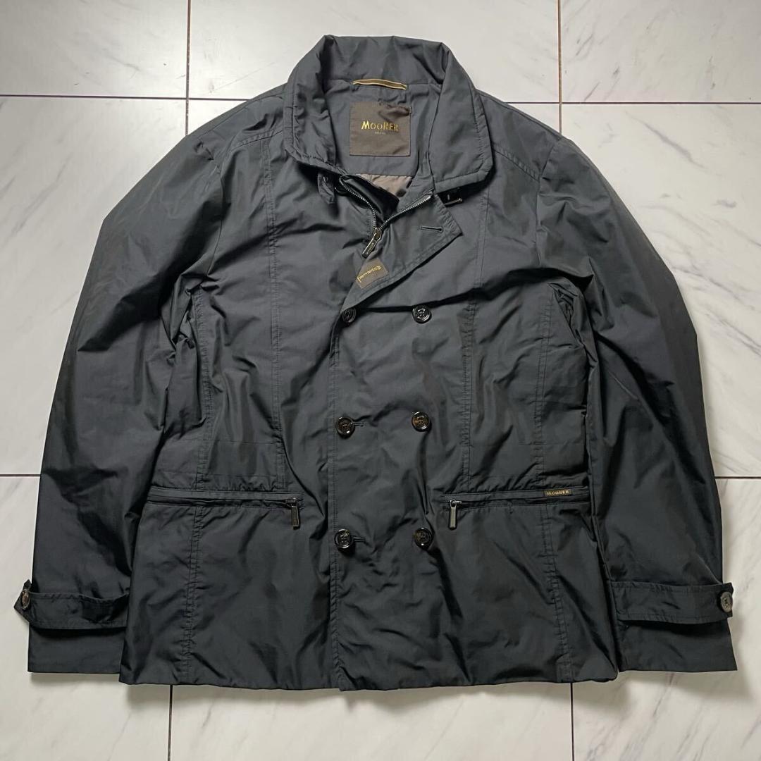 MOORER NABUCCO ナイロンジャケット 春アウター ブラック 50