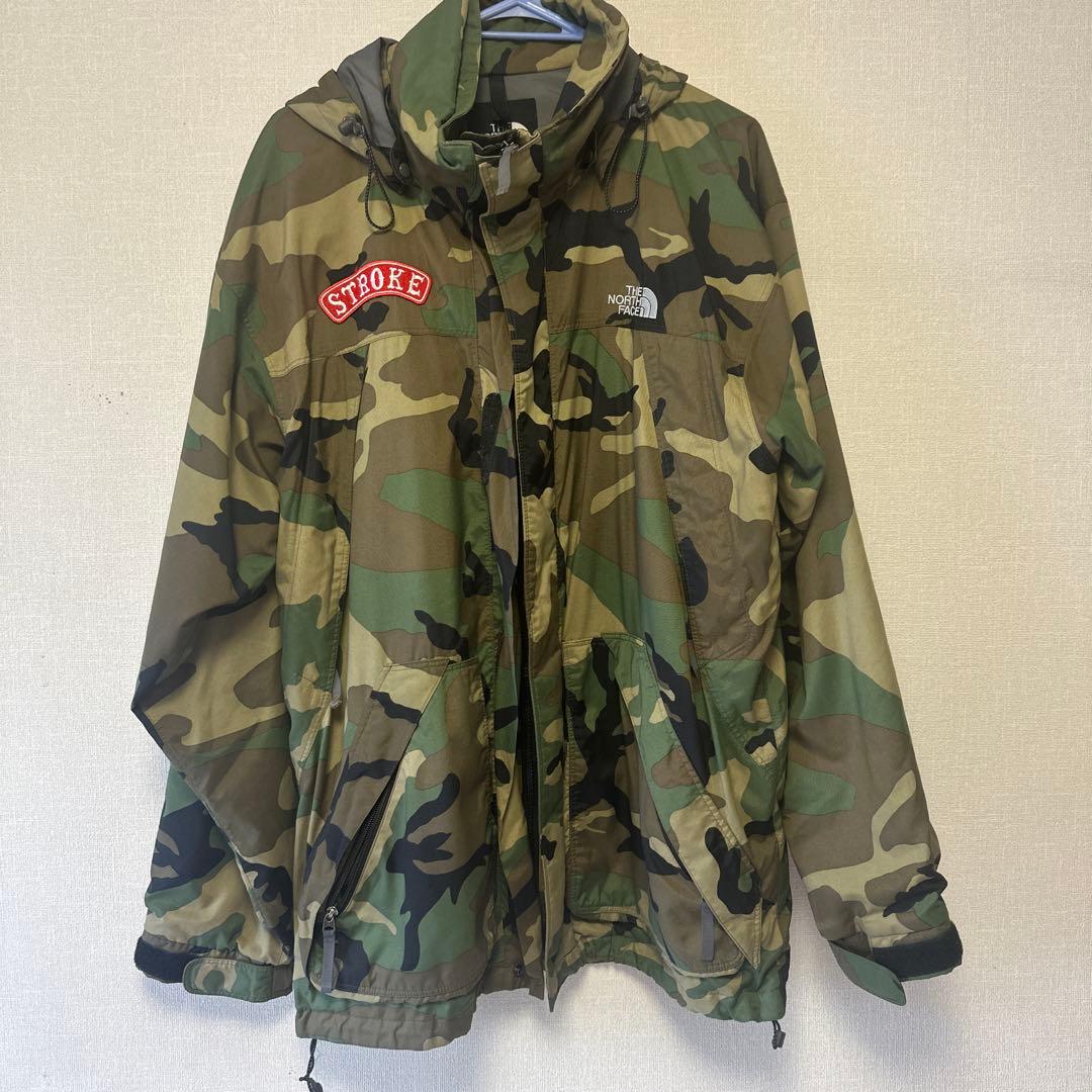 k*u様 NORTH FACE カモフラージュ マウンテンパーカー XXL カス