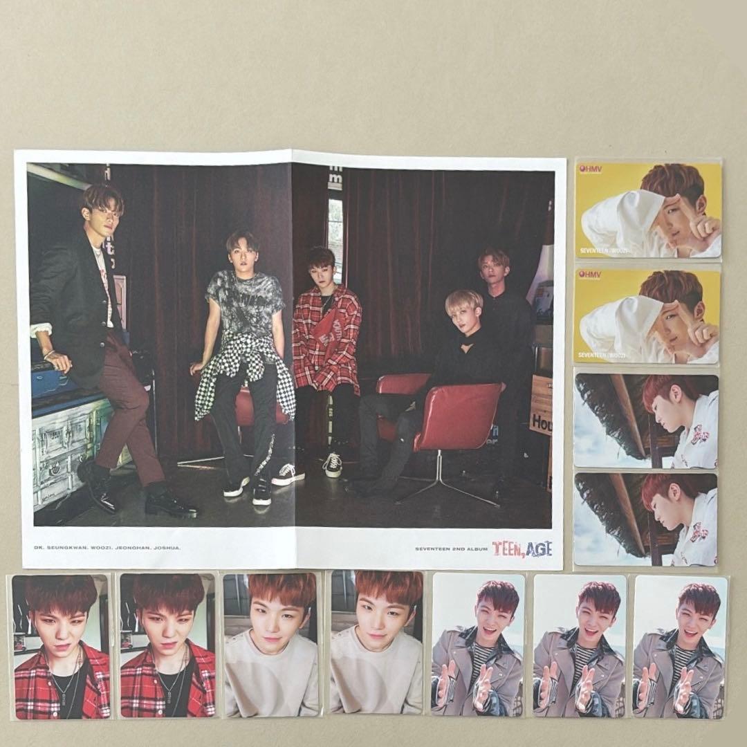 SEVENTEEN ウジ トレカ CDアルバム ヨントン チェキ ポラロイド - メルカリ